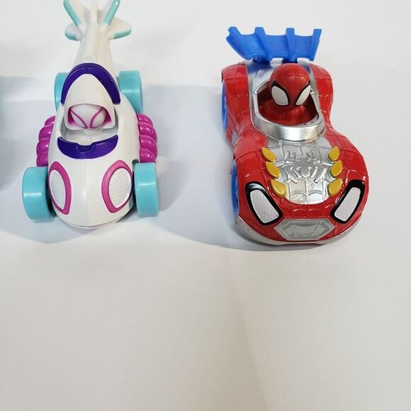 Mixed Lot of Spidey and Amazing Friends Cars Diecast Ghost Spider Miles Morales - Picture 3 of 9